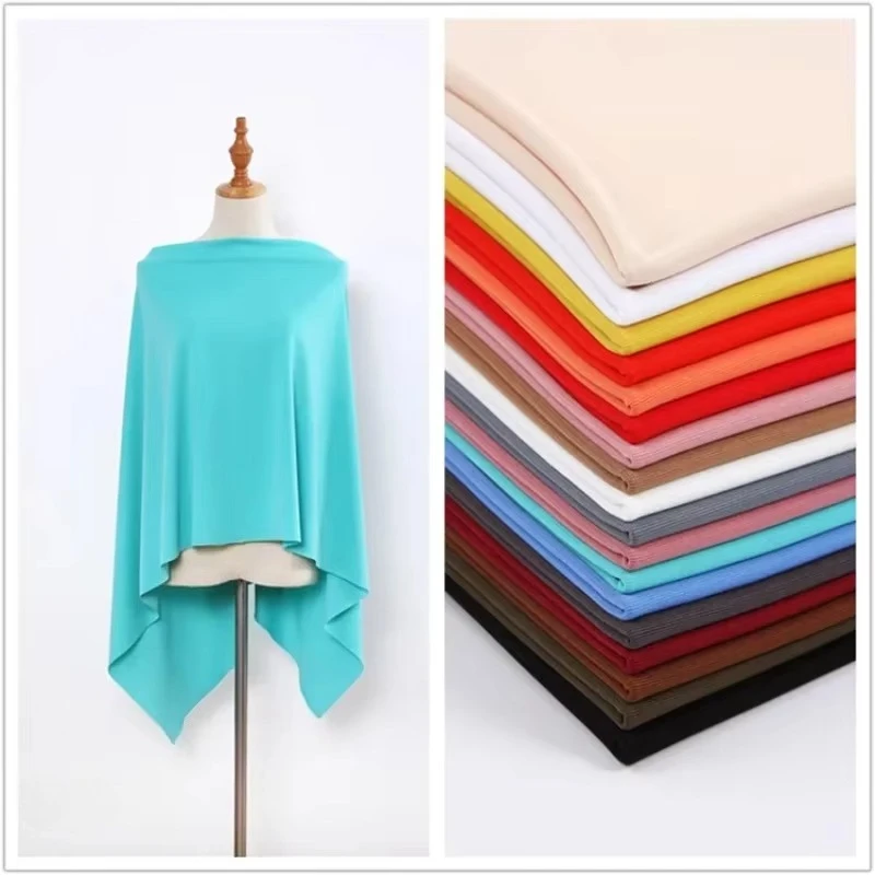 

Весна-лето, тонкая римская ткань с легкой нитью для юбок, брюк, футболок, модная эластичная драпированная ткань, шитье своими руками по дворам