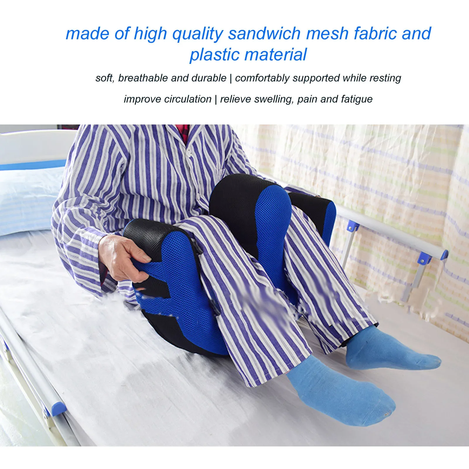 Inflatable Patient Turning Device U-shaped Pillow Anti-Decubitu Care Tool Transfer Pad Paralysis Patients Bed Rest Nursing Help