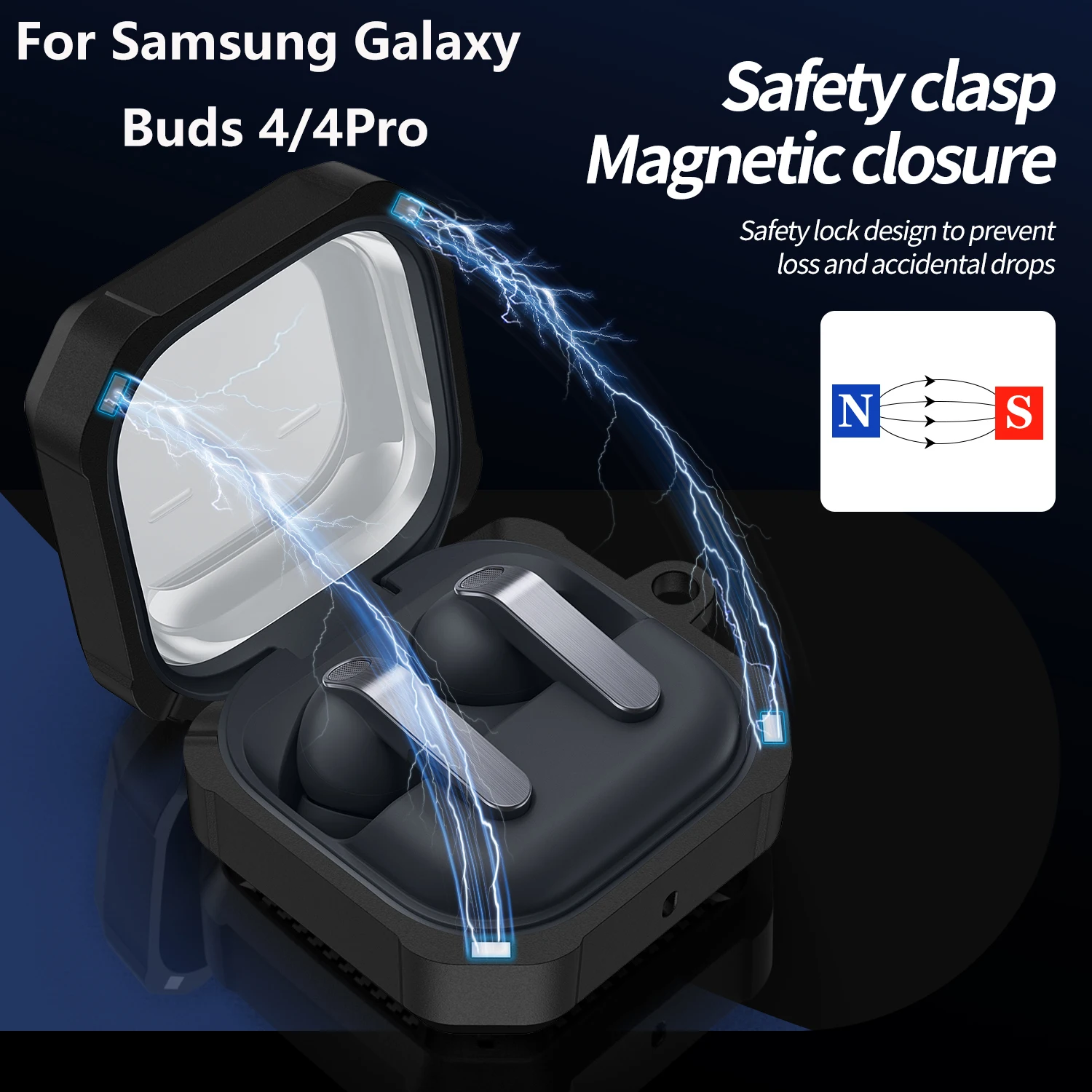 New Magnetic Closure Earphone Protective Cover For Samsung G