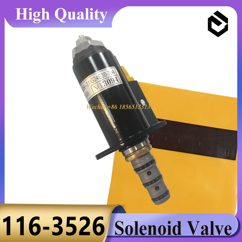 

116-3526 KWE5K-31/G24E30 Solenoid Valve 1163526 for Caterpillar CAT E320 E320B E320C Excavator Spare Parts