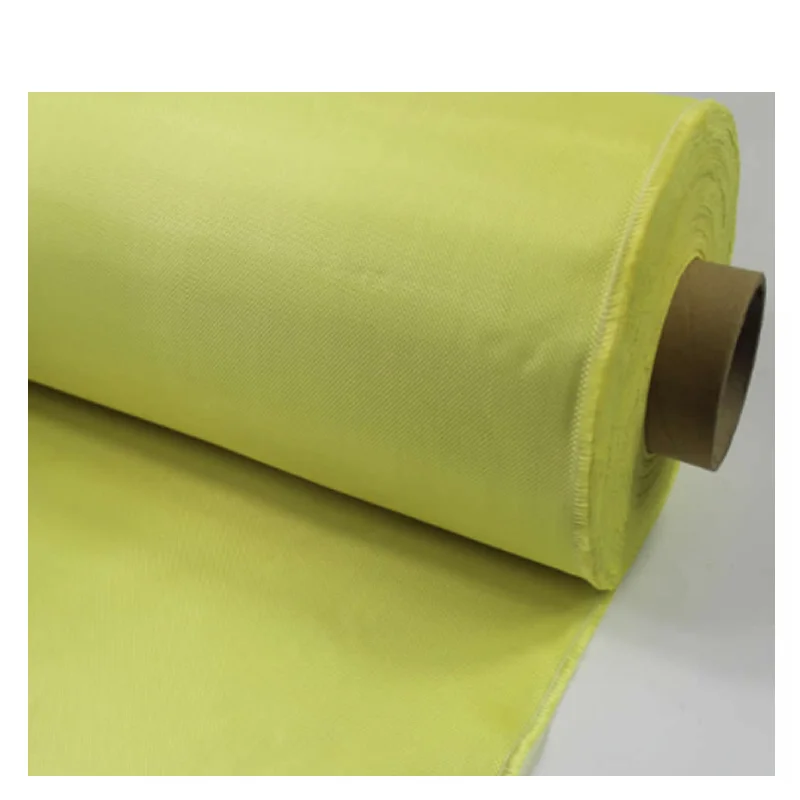 190g-510g/㎡ High Modulus Aramid Fabric Crack Stop Fabric Wear Resistant Fire Resistant High Temperature Rubber Coated