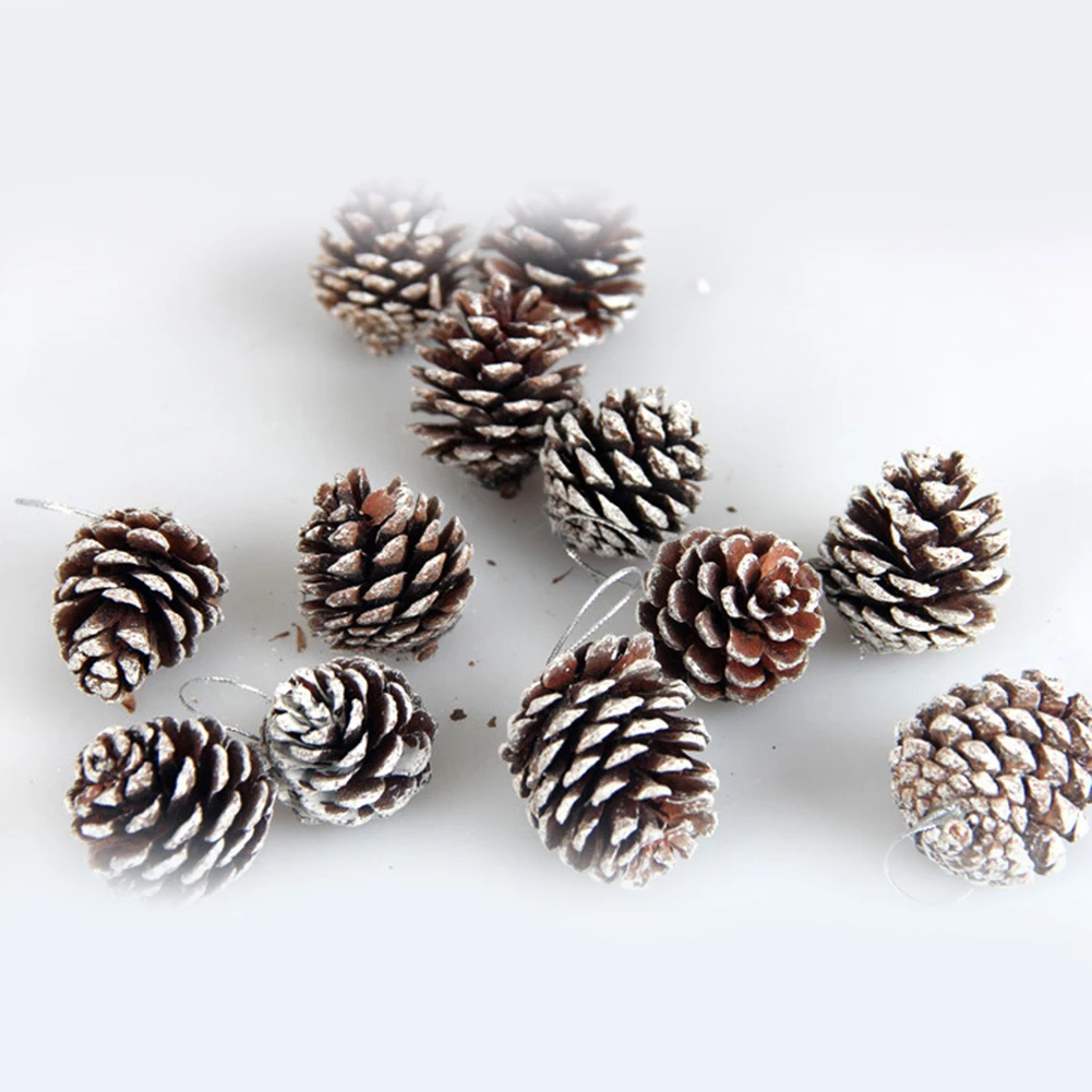 

6Small Pine Cones Christmas Crafts Making Decorations Natural Christmas Decorations Easy To Carry Can Be Used To Decorate