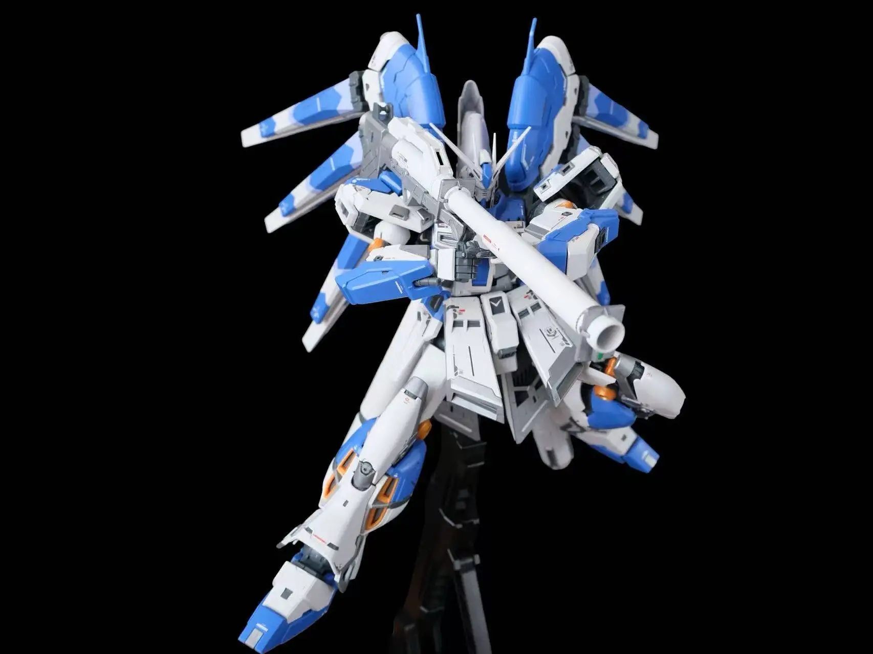 Rg Enlarged Hi Nu Hn 1/100 Plastic Assembly Mecha Model Kit Action Figure Collectible Toy Desktop Ornament Holiday Gifts For Fan