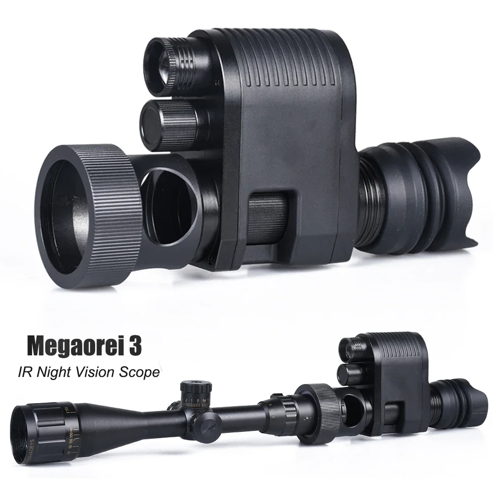 Megaorei 3 Scope Riflescope Night Vision Monocular Rifle Scope Sight Camera Video Photo Infrared Laser IR Hunting Camera