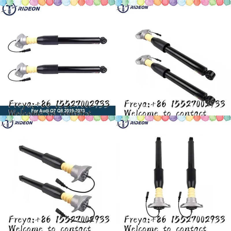1 Pair Rear Shock Absorber Assembly Air Suspension Spring For Q7 Q8 2019-2023 4M0616031AT Car Parts