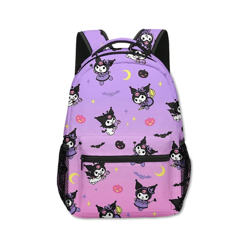 Kuromi Kuromi Primary and Secondary School Students Anime Backpack Cartoon Anime Kawaii Cartoon School Bag Mochila