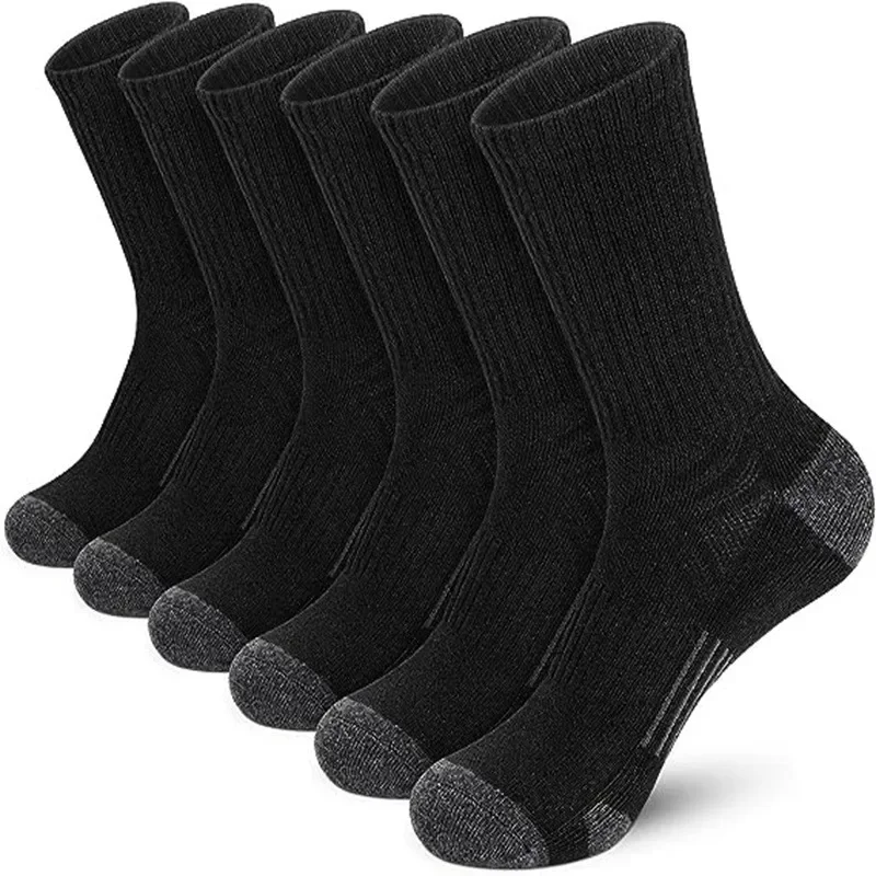 5 Pares de Calcetines Deportivos de Alta Calidad para Hombre, para Ciclismo y Running, Cómodos y Suaves, para Todas las Temporadas, Talla Grande