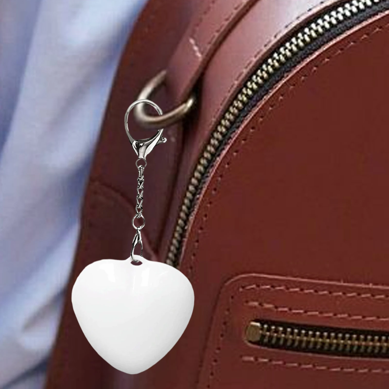 Taschenleuchte für Geldbörse, automatischer Berührungssensor, herzförmige Handtaschenbeleuchtung, Mini-Geldbörsenlampe für Freundin, Tochter, Reisen