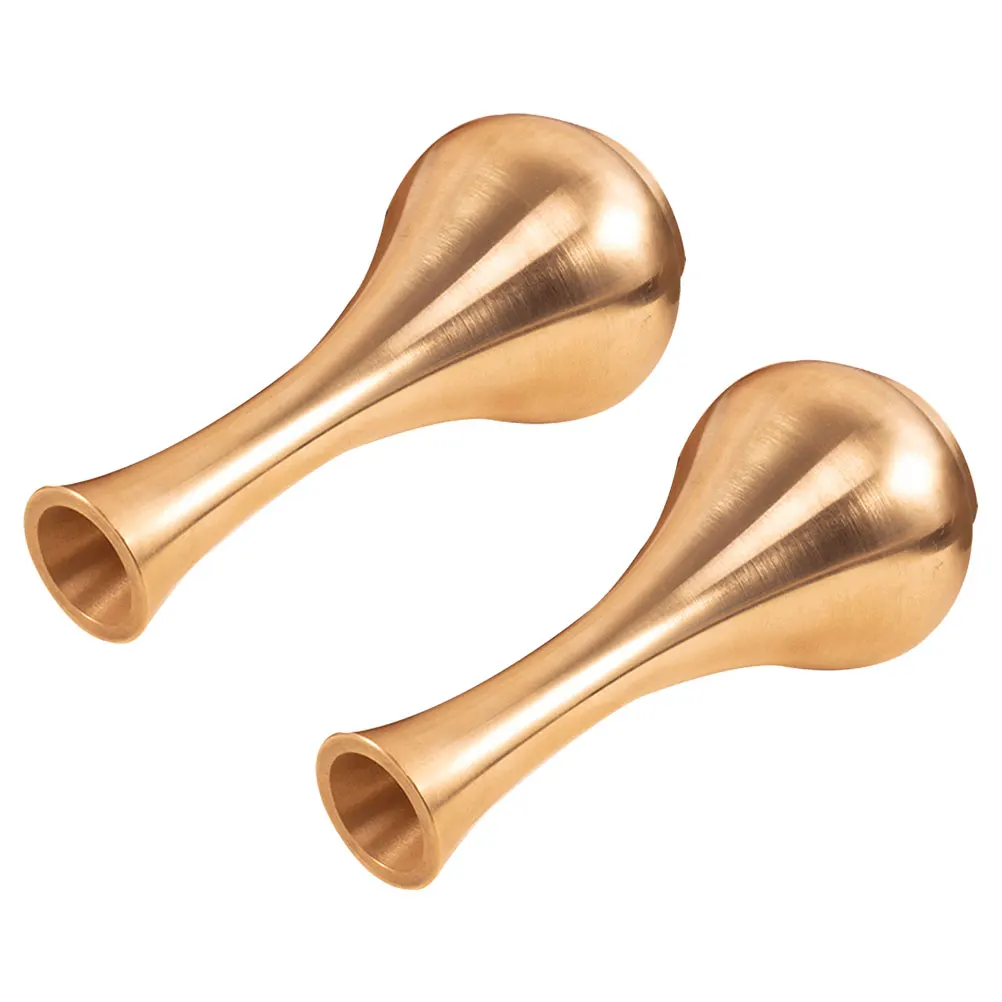

2pcs Flower Vase Metal Simple Style Arrangement Holder Decorative Desktop Flower Vase Home Office Garden Yard