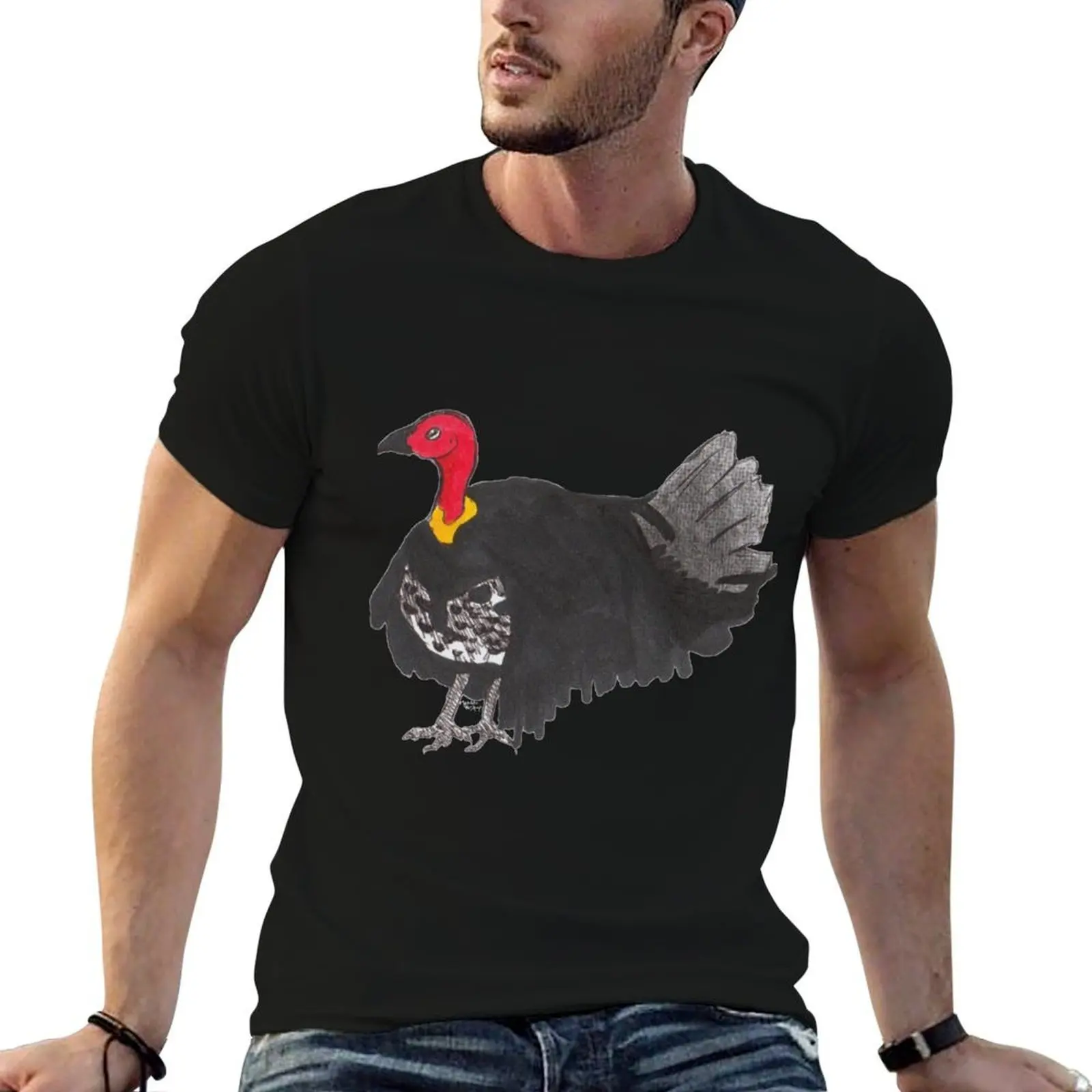 Bush Turkey Design T-Shirt t shirt man casual funny t shirts man t shirt man designer T-shirt