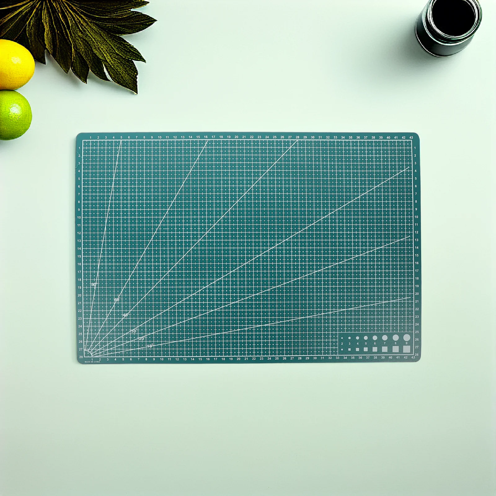 PP المهنية قطع حصيرة A3 عدم الانزلاق الحرفية حصيرة للخياطة النقش الحرفية قطع المجلس النقش الحصير الوسادة #6