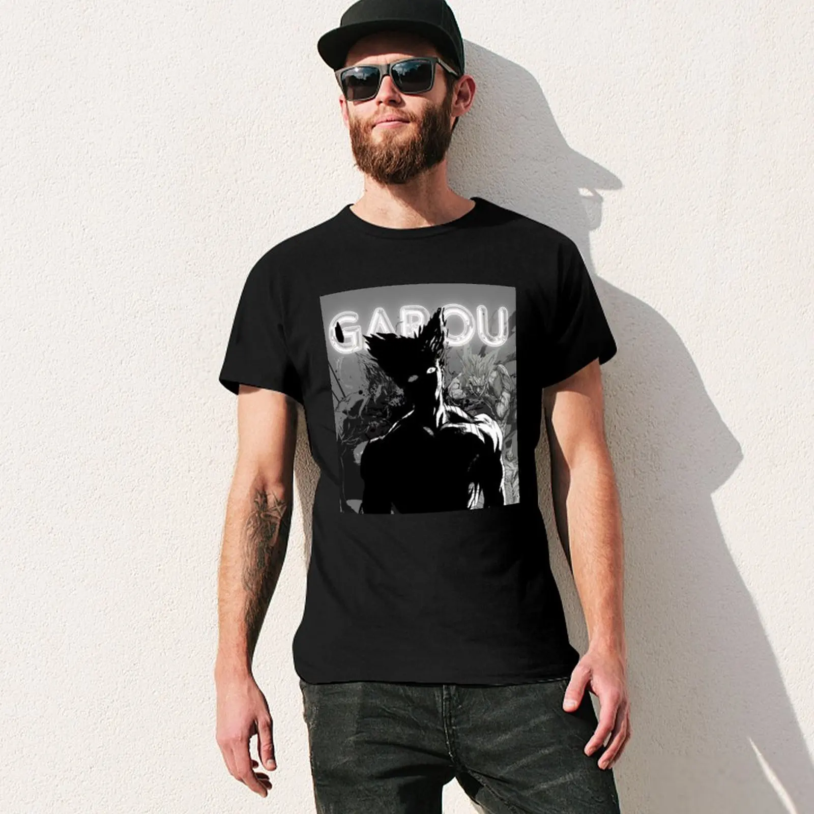 Garou an AntiHero T-Shirt cotton man t-shirts shirts graphic tee vintage graphic tee street wear mens graphic t-shirts pack