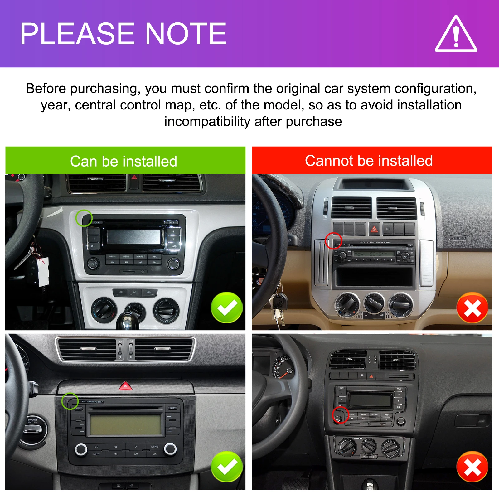 LeeKooLuu 4G Ram Android 13 Car Radio GPS Carplay For VW Volkswagen Skoda Golf 5 6 Touran Passat B6 Polo Jetta Multimedia Player