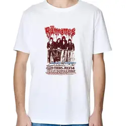 Men's Punk Rock Retro Vintage Graphic T-Shirt Cotton Short Sleeve Summer Print Top Tee Casual Fashion