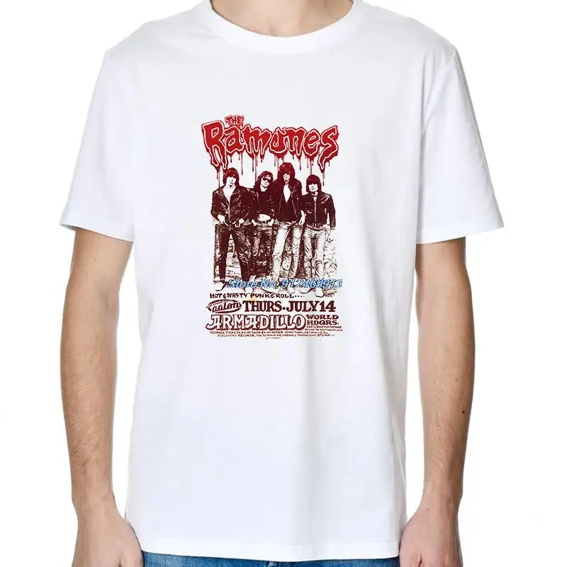 Men's Punk Rock Retro Vintage Graphic T-Shirt Cotton Short Sleeve Summer Print Top Tee Casual Fashion