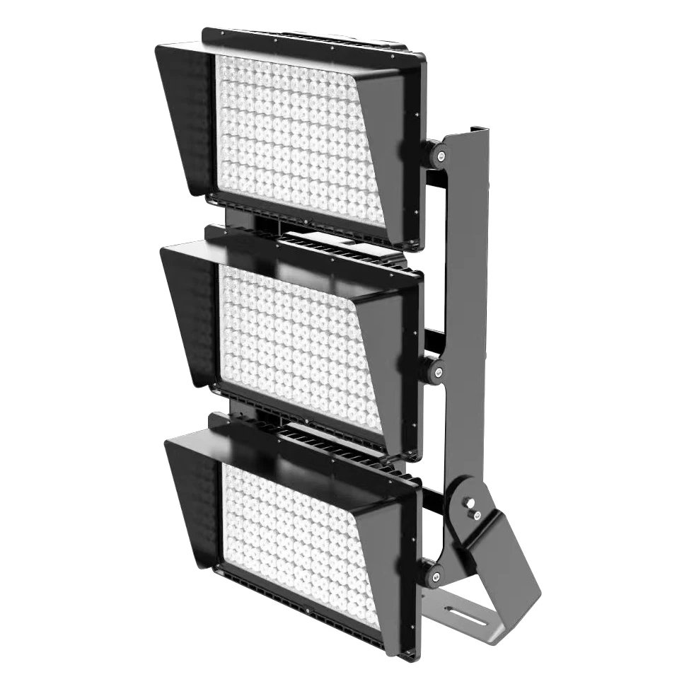 1500W 1800W Stadium LED Flood Light 160LM/W 1500 1800 Watt IP66 Outdoor Module High Power Flood Lighting for Sport Field