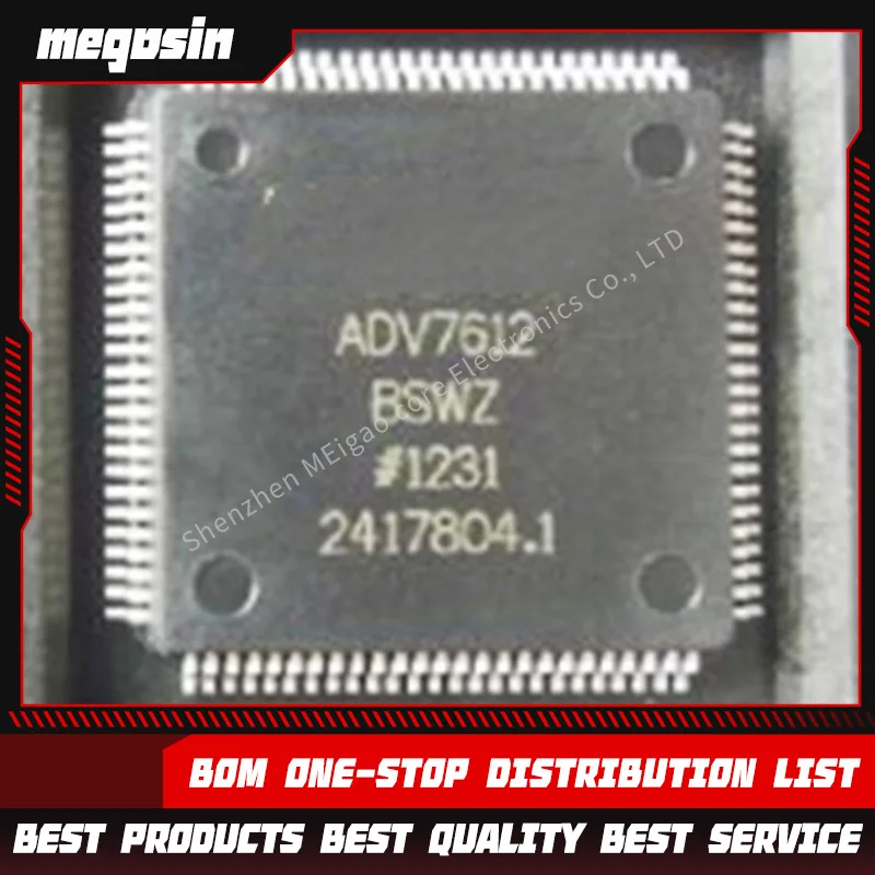 1PCS/LOT ADV7612BSWZ ADV7612 QFP100 Video interface chip