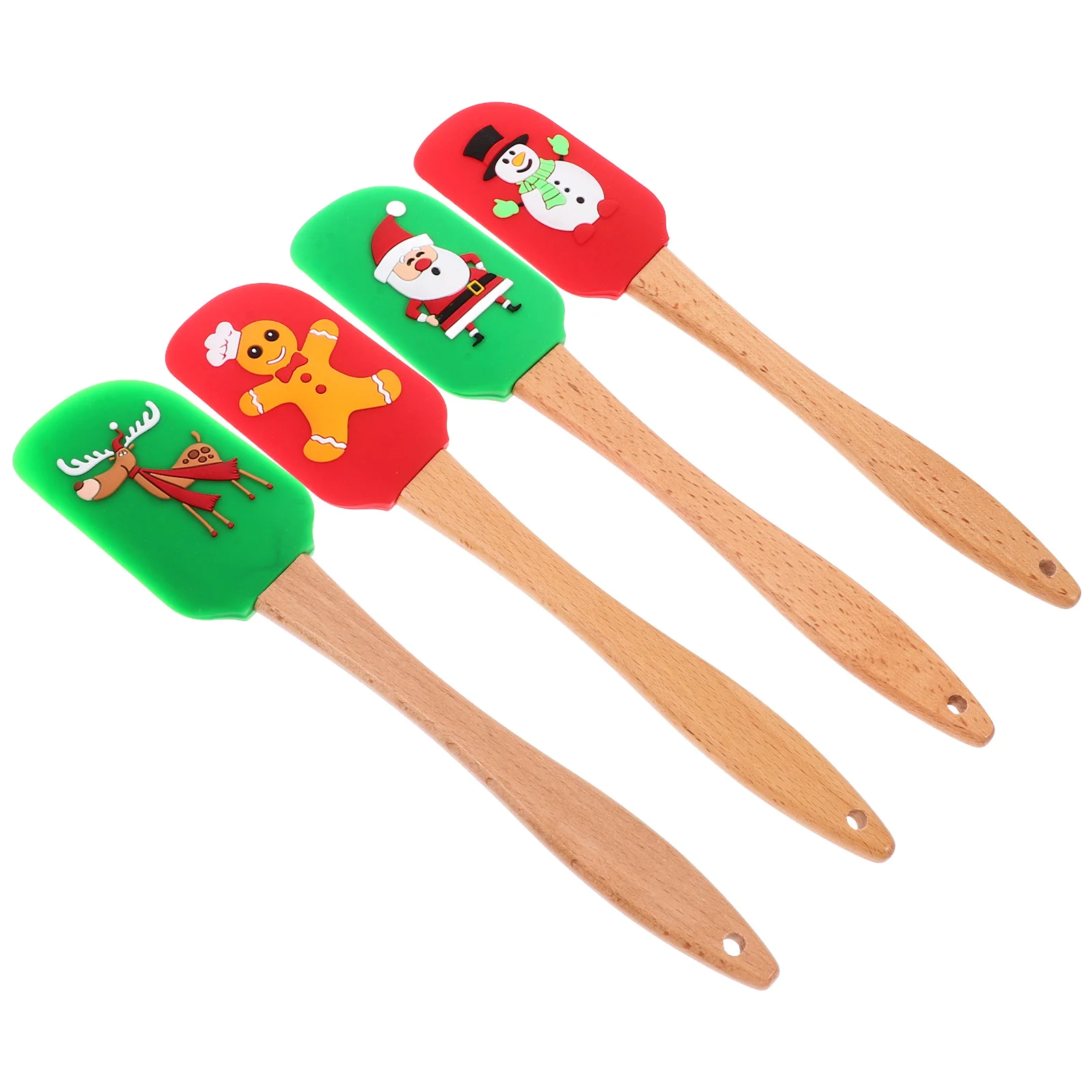 

4 шт. лопаточка для крема для кухонных принадлежностей, формы для выпечки масла, инструмент для торта, силиконовый скребок