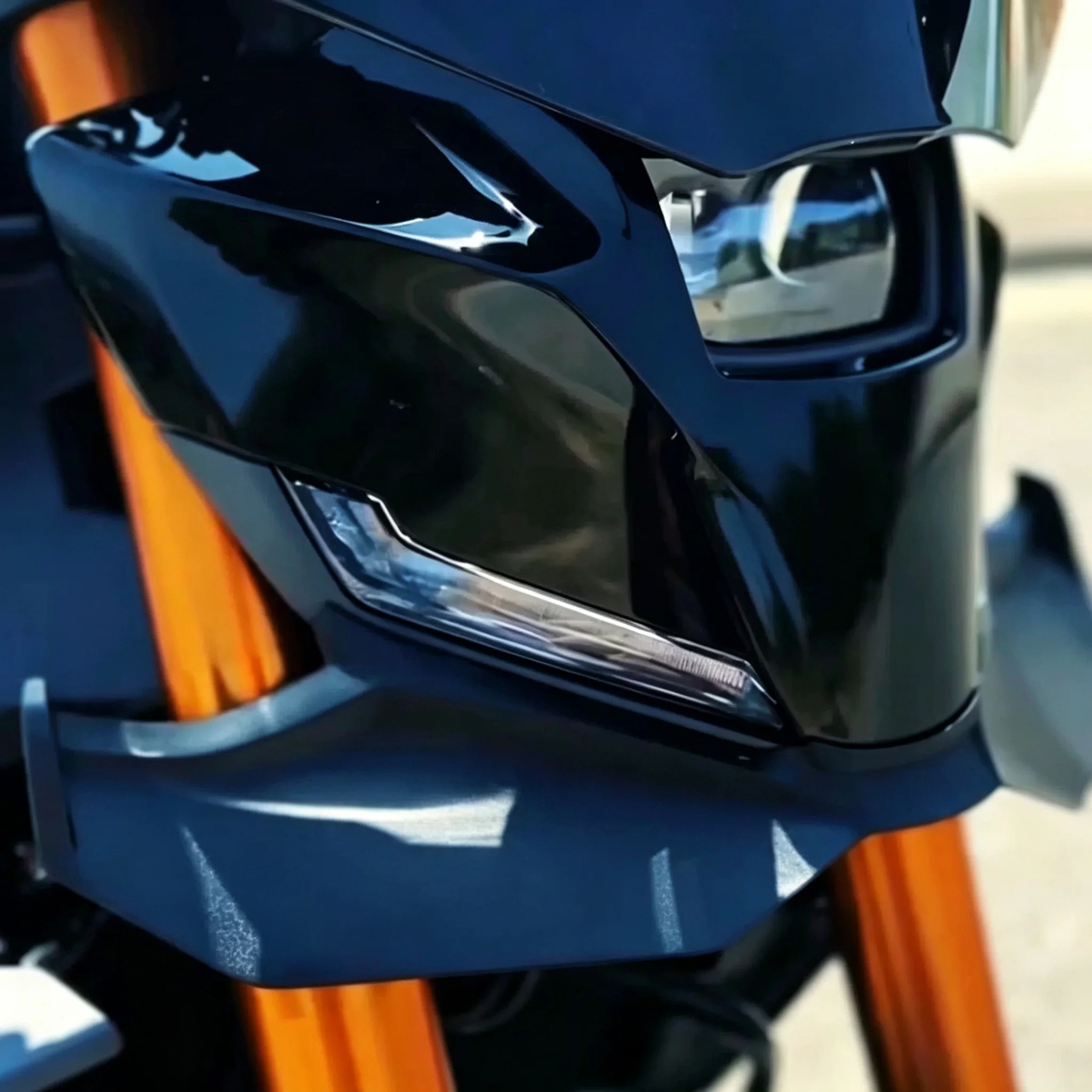 For YAMAHA MT-09 MT09 SP 2024 2025 2026 Motorcycle Downforce Naked Frontal Spoilers Winglet Aerodynamic Wing Front Spoiler Kit