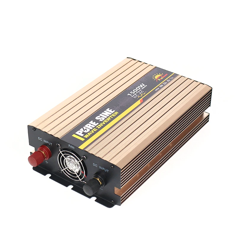 1500W 1.5KW Car Power Inverter 12V 24V 48V DC to AC 110V 120V 220V 230V 50Hz 60Hz Off-grid Pure Sine Wave Inverter