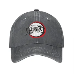 Demon Slayer Anime Baseball Caps Fashion Distressed Washed Cap Men Women Outdoor Activities Caps Hat