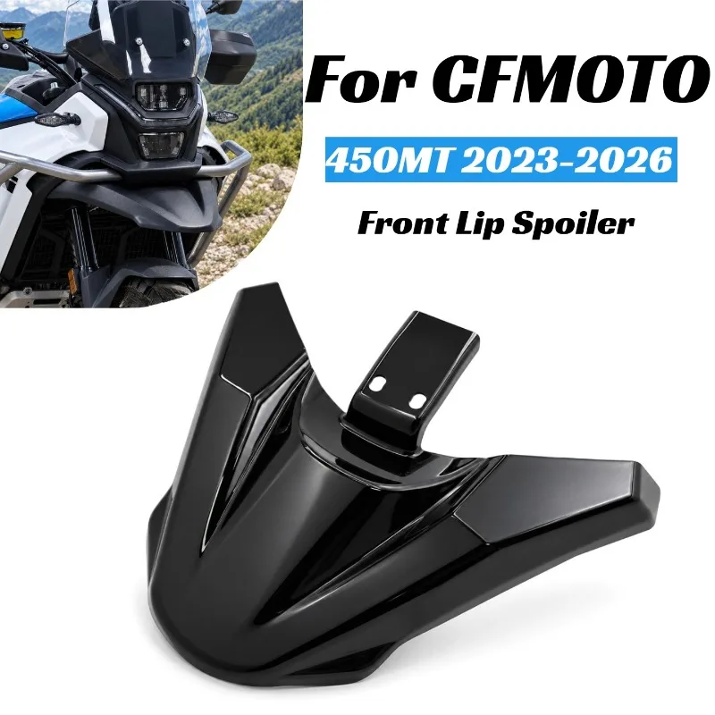 For CFMOTO 450MT MT450 450 MT 2023-2026 Motorcycle Front Fender Beak Nose Cone Extension Wheel Cover Fairing Winglet Accessories