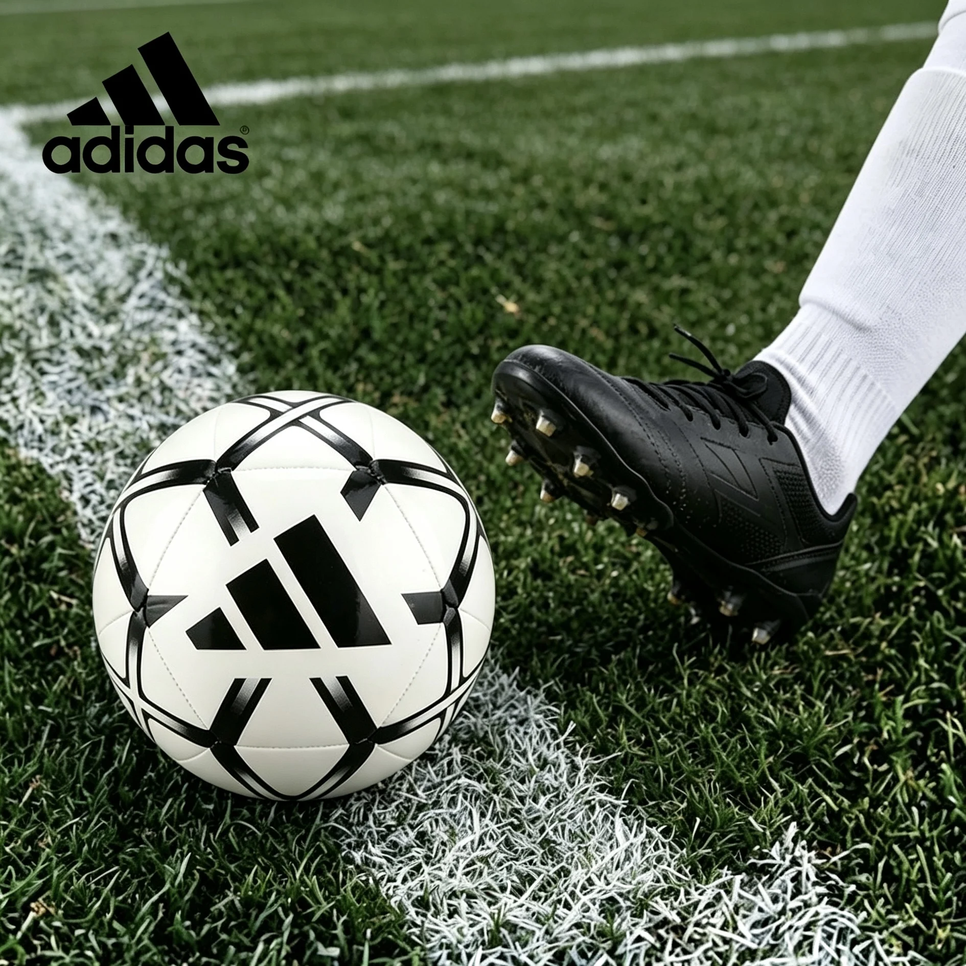 

Adidas sports training practical and durable match ball for both men and women, machine sewn anti slip football IP1648