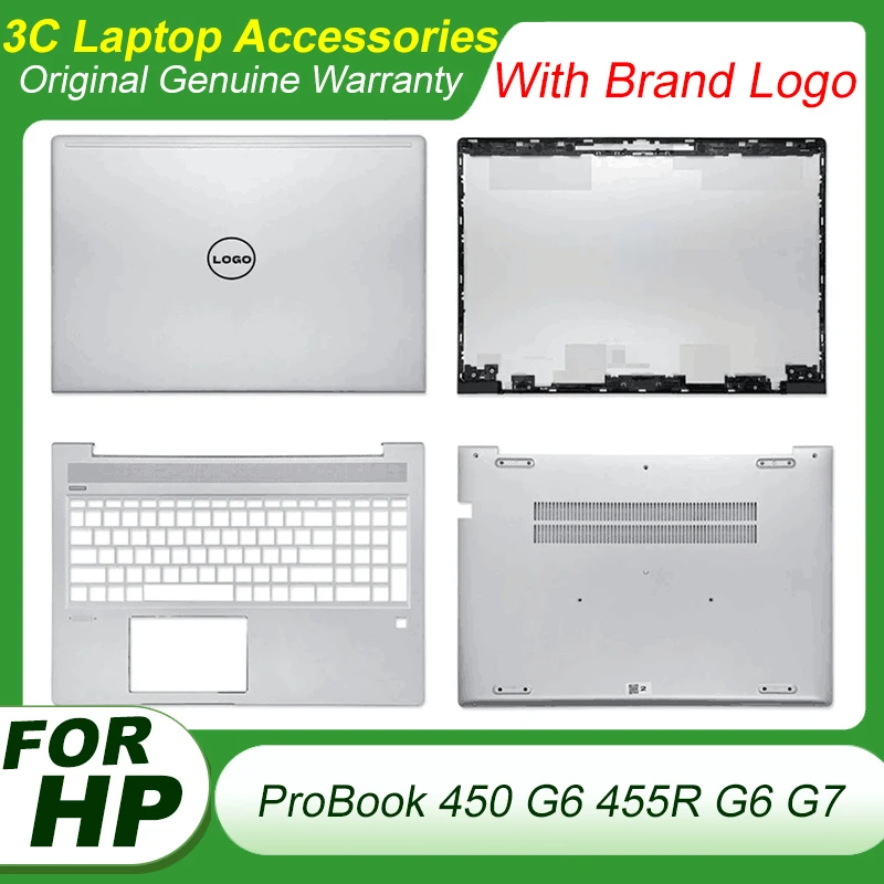 New For HP ProBook 450 G6 455R G6 G7 Laptop LCD Back Cover Palrmest Top Keyboard Cover Bottom Case Upper Housing Cover Topcase