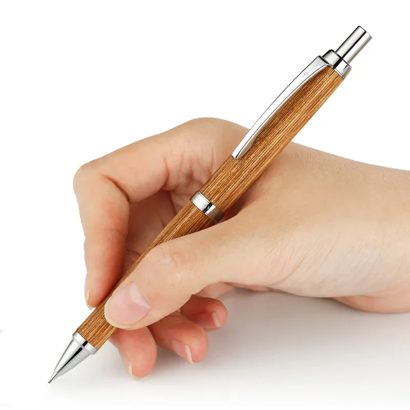 1Pcs The New PILOT LEGNO Advanced Mechanical Pencil Natural Birch Pen HLE-250K 0.5MM Multi-Color Optional