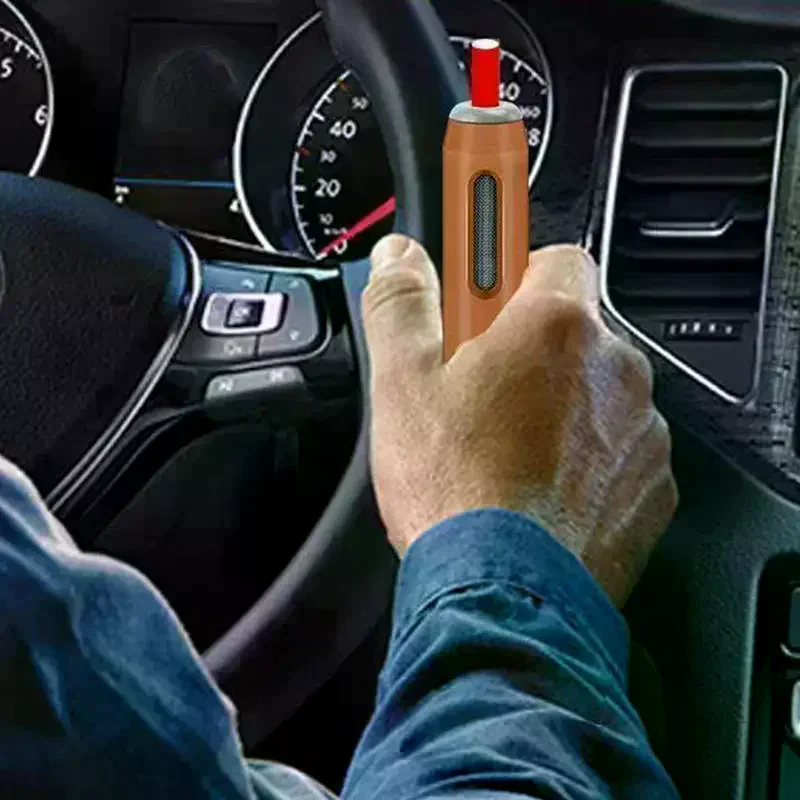 Portable Car Ashtray No-Fall Ash Control Tool For Vehicles Lazy Person's Smoking Accessory Spill-Proof & Easy Clean Design
