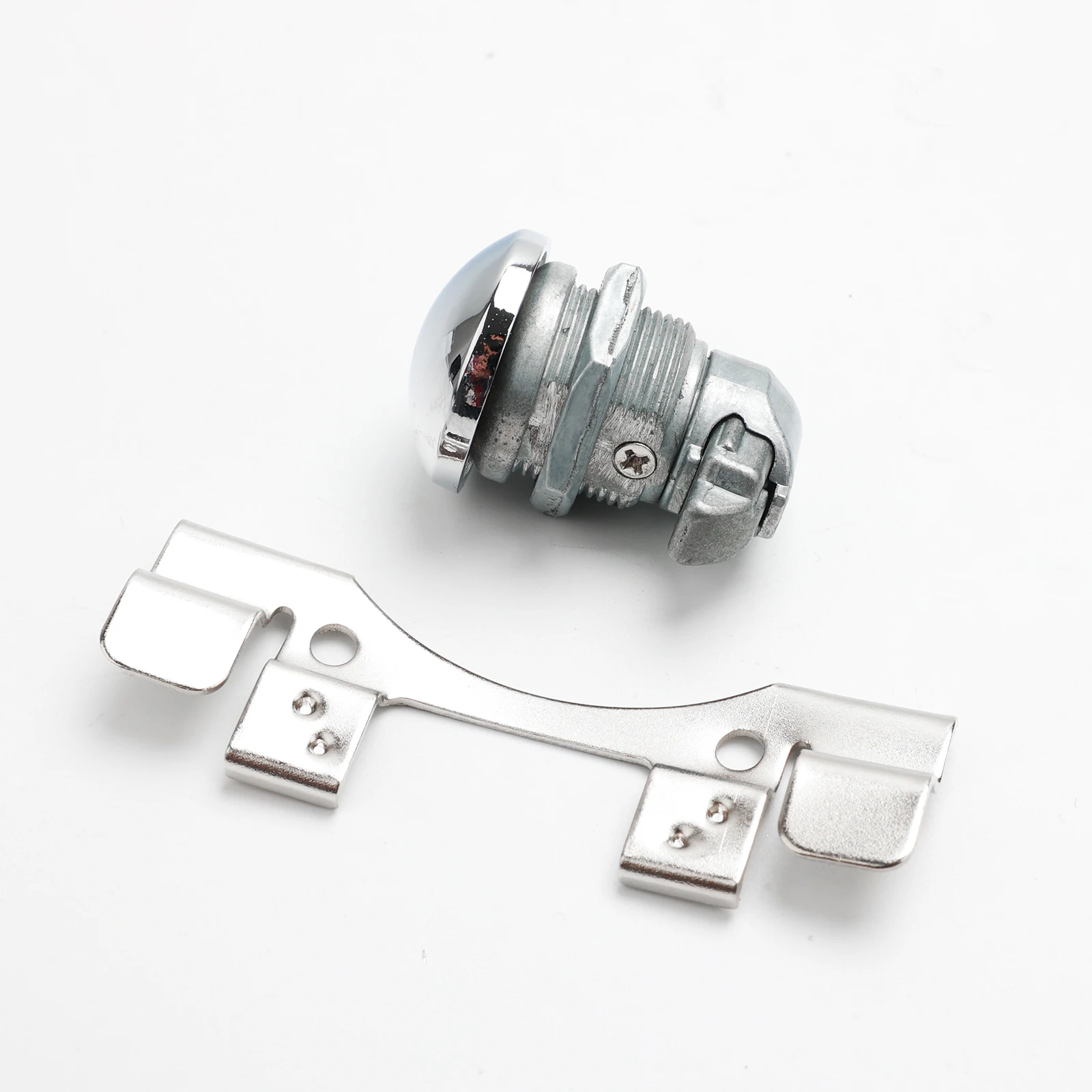 Motorcycle Push Button Fuel Door Latch For Harley Electra Glide 1992-2024 Motorcycle Chrome Oil Cap Tank Push - view 3