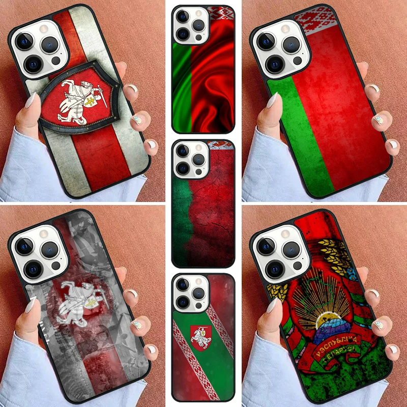 Belarusian flag Phone Case For iPhone 11 12 13 14 15 16 Pro Max Mini Cover For iPhone Max 5 6 7 8 Plus Coque Shell