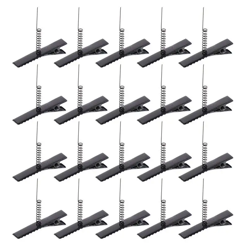 100pcs Spring Duckbill Clip Spring Hair Clip Iron Hairpin DIY Hair Clip Headdress Accessories DIY Spring Hair Clip Materials