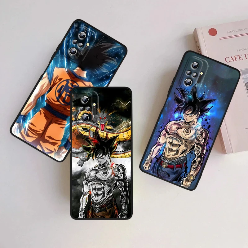 Funda de teléfono suave de Anime de lujo para Xiaomi Redmi Note 13, 12R, 12S, Turbo 11, 11T, 11S, 10, 10S Pro Plus, 5G, color negro