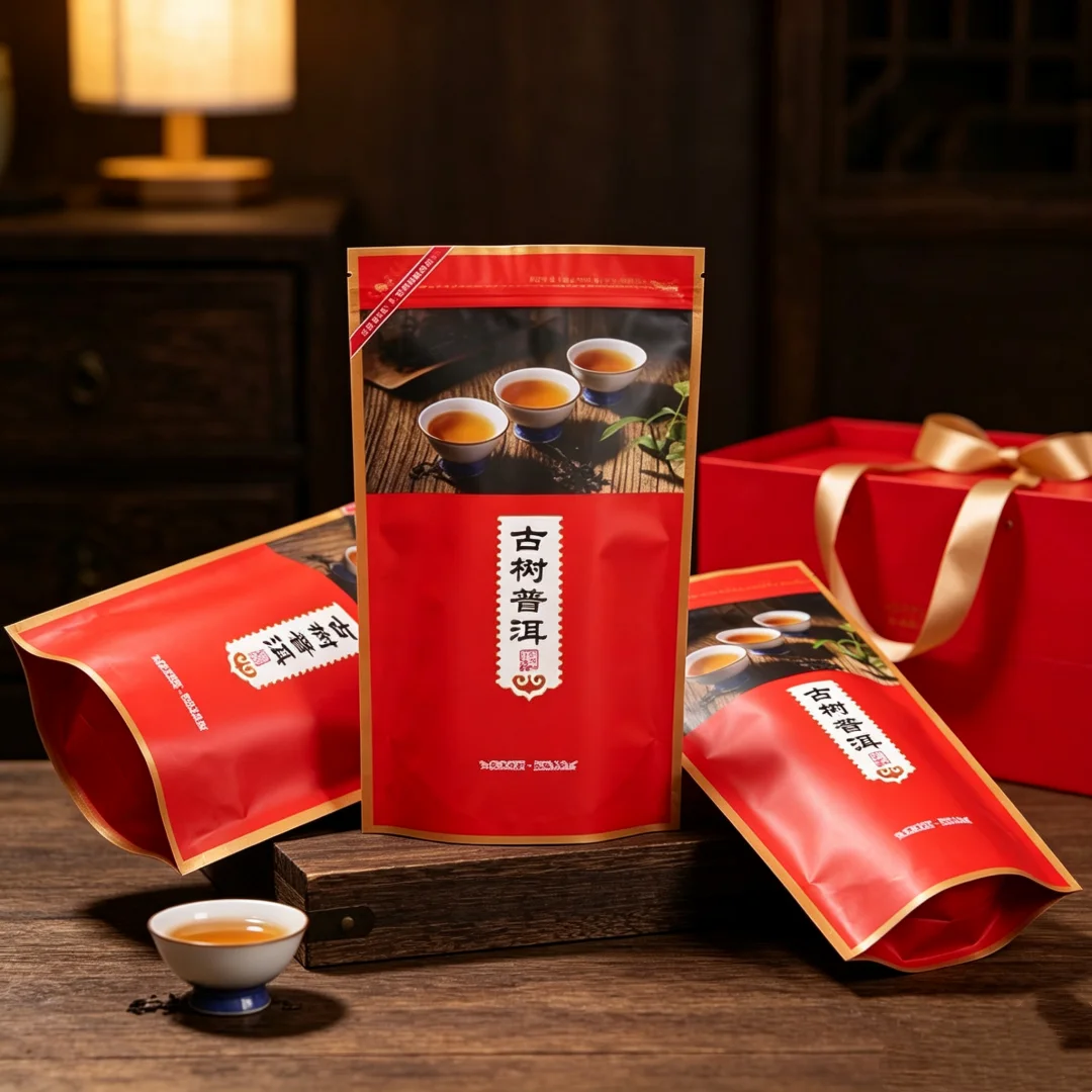 250g Dancong oolong tea Bag Zipper Bags Chinese Dahongpao JinJunMei Black tea Self Sealing bag Longjing Green tea Packing Bag