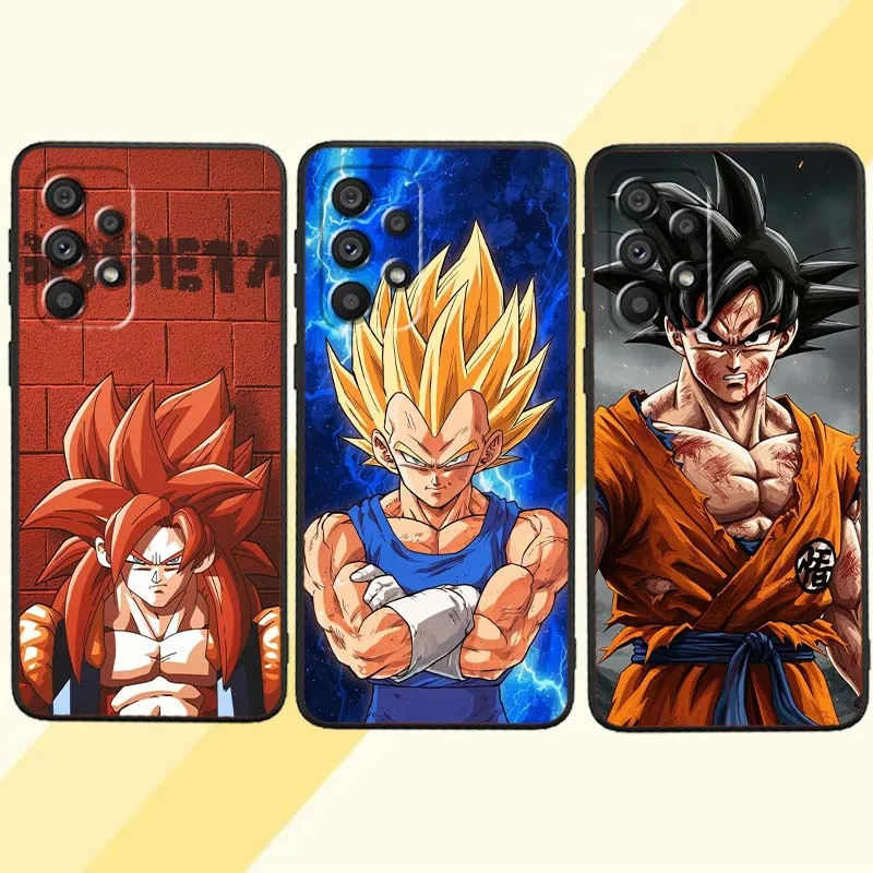 

Dragon Ball Thunder Goku Shell For Samsung A73 A72 A71 A55 A54 A53 A52 A51 A13 A22 A16 A15 A12 A14 A26 A07 5G Black