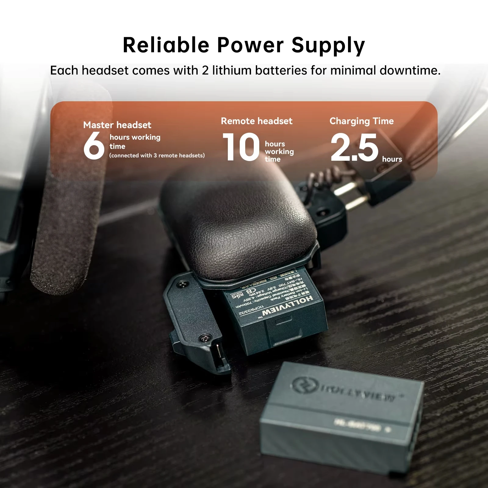 Solidcom C1 Pro 8S HUB Full-Duplex Wireless DECT Intercom System with 8 Person Headsets Intercom Noise Cancelling