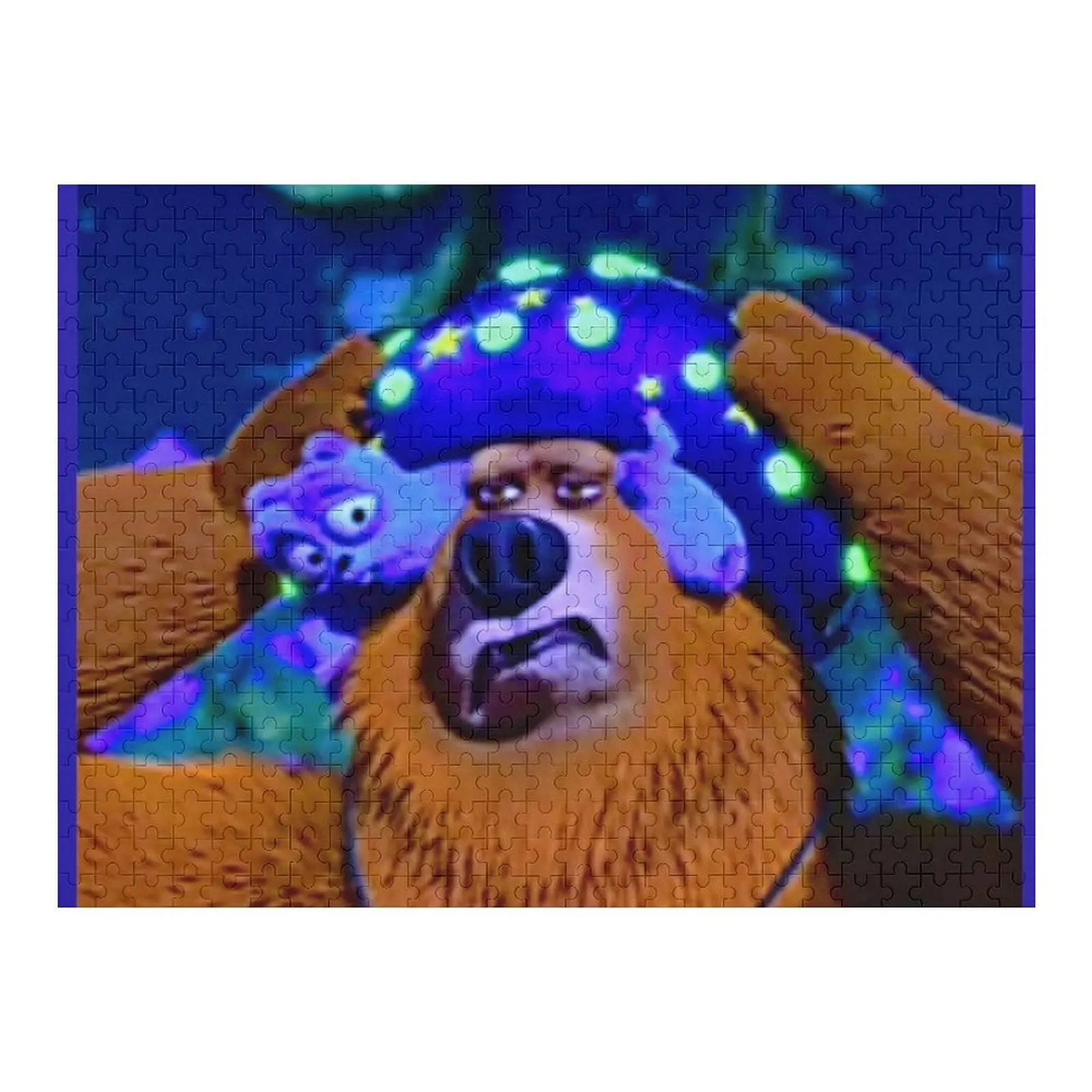 لغز الصور المقطوعة Grizzy and Lemmings مخصص للأطفال محركات مقياس صورة مخصصة تركيبات خشبية لغز الأطفال