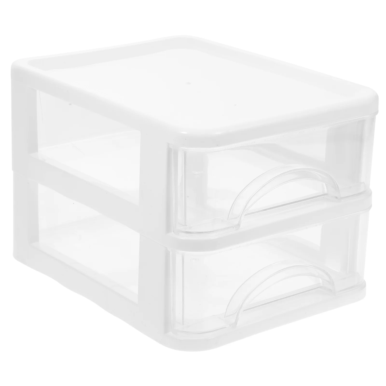 Tabletop Bookshelf Decorative Organizer Storage Box Desktop Drawers Student Nightstand Crate
