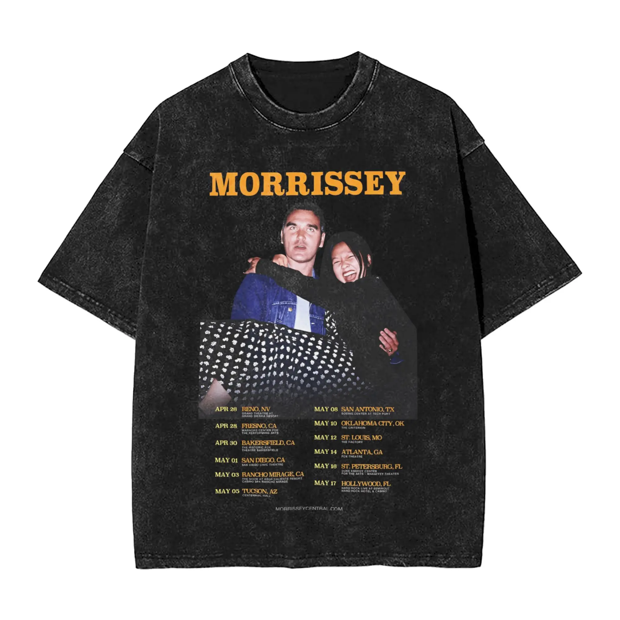 T-shirt Morrissey Tour 2025 da uomo The Smiths T-shirt estiva divertente a maniche corte O Collo T-shirt con stampa di moda Vendita calda