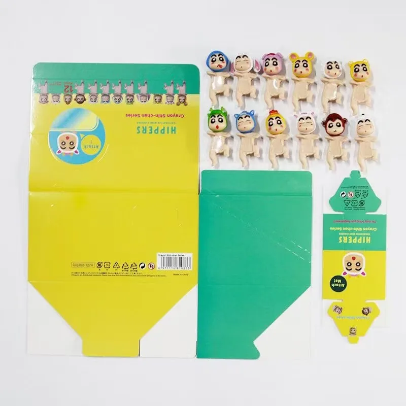 짱구는 못말려 애니메이션 블라인드 박스 귀여운 일본 장난감 세트 소녀용 발렌타인데이 미스터리 피규어 인형 선물