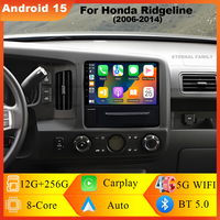 Android 15 Car Radio For Honda Ridgeline 2006 - 2014 GPS Stereo Carplay Auto Multimedia Player Screen all-in-one 4G BT Head Uint