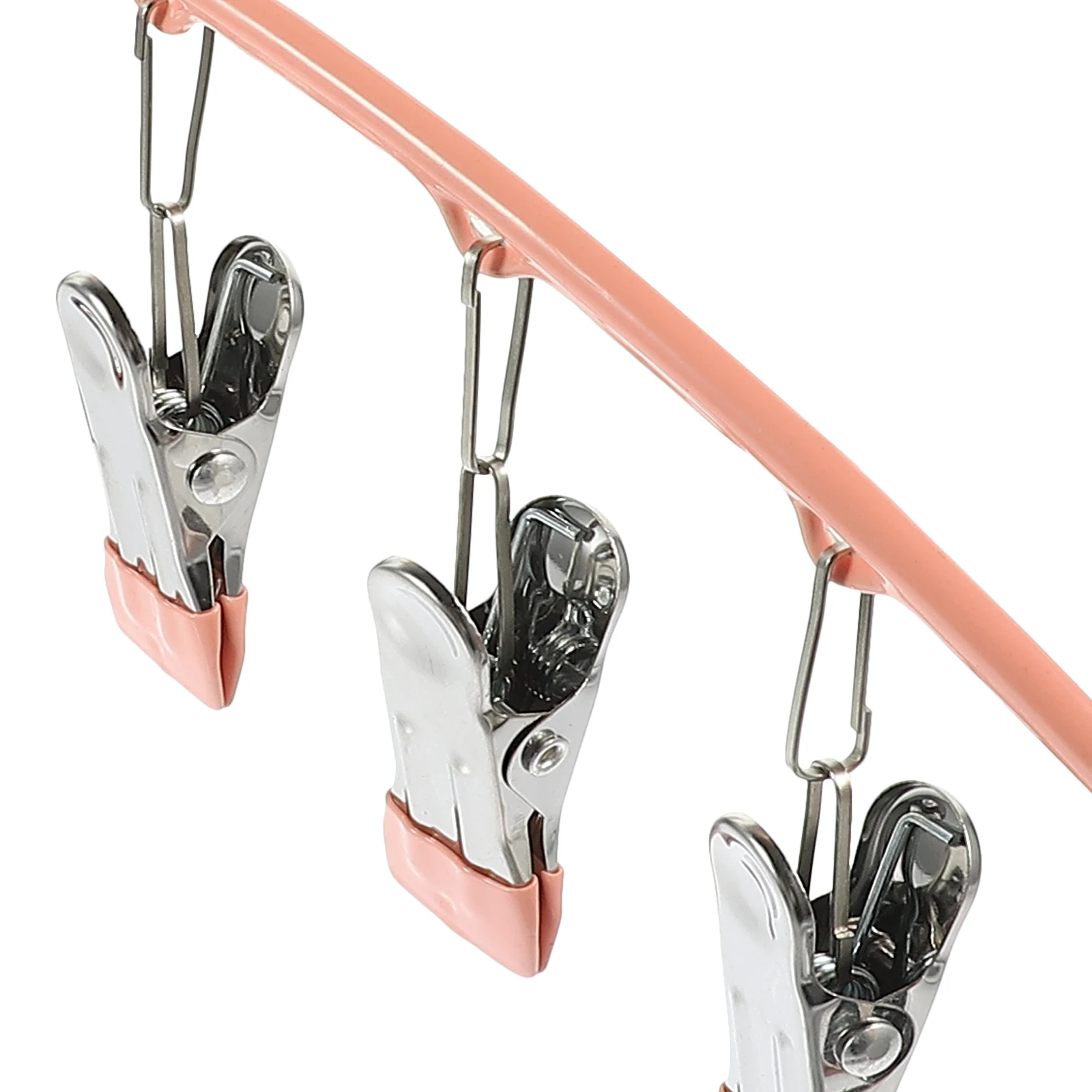 

Pink Sock Dryer Hanger 10 Clips for Underwear Bra Gloves Laundry Drying Rack Clothes ganizer Sturdy Structure Year Round