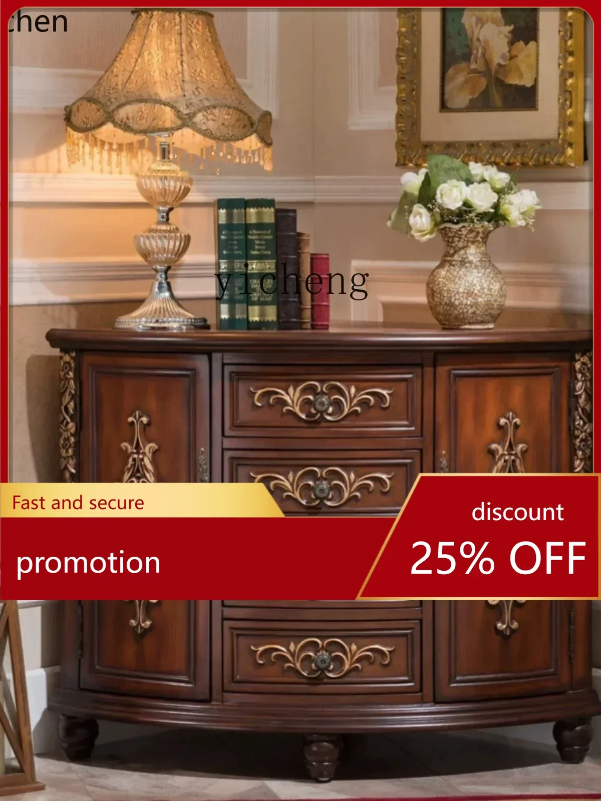 ZMLTV corner cabinet Mediterranean triangle multifunctional storage storage fan cabinet home decoration accessories