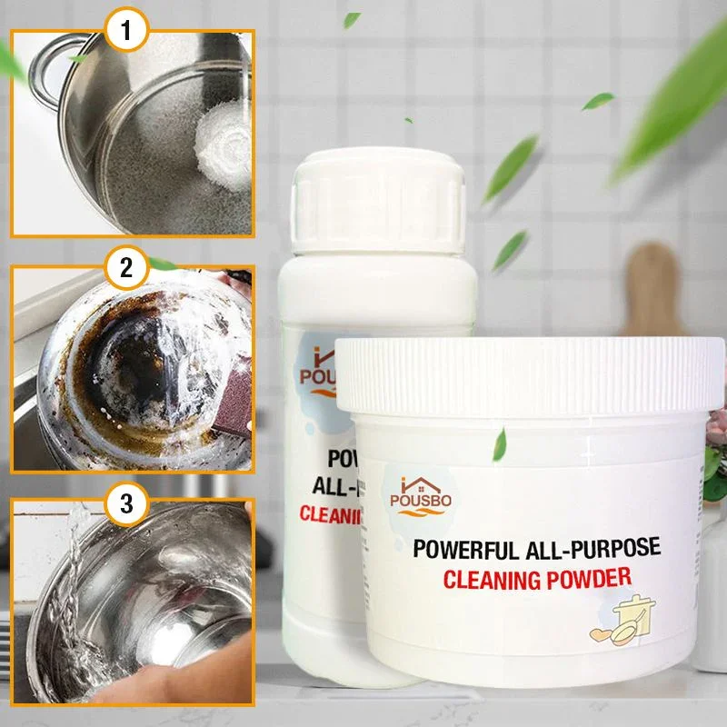 250g Powerful Kitchen All-purpose Powder Cleaner Agent Kitchen Strong Heavy Dirt Cleaning Agent Multifunctional Bubble Powder