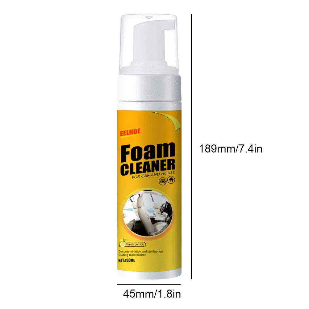 30/60/100/150ML Multi-Purpose Foam Cleaner Bubble Cleaner Car Stain Remover Car Interior Wash Maintenance for Auto Home Use