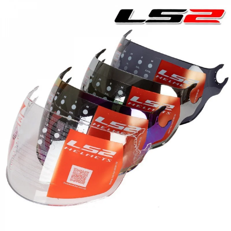 

LS2 Helmet Visor Replacement - AIRFLOW Clear Lens for OF562 Half Face Motorcycle Helmet, All Weather,H25017