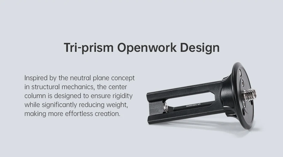 Ulanzi falcam treeroot Mittels äulen modul mit Gewinde oder f38 pro qr Trigger invertierter Kugelkopf für Treeroot Quick Lock Stativ – Detail 4