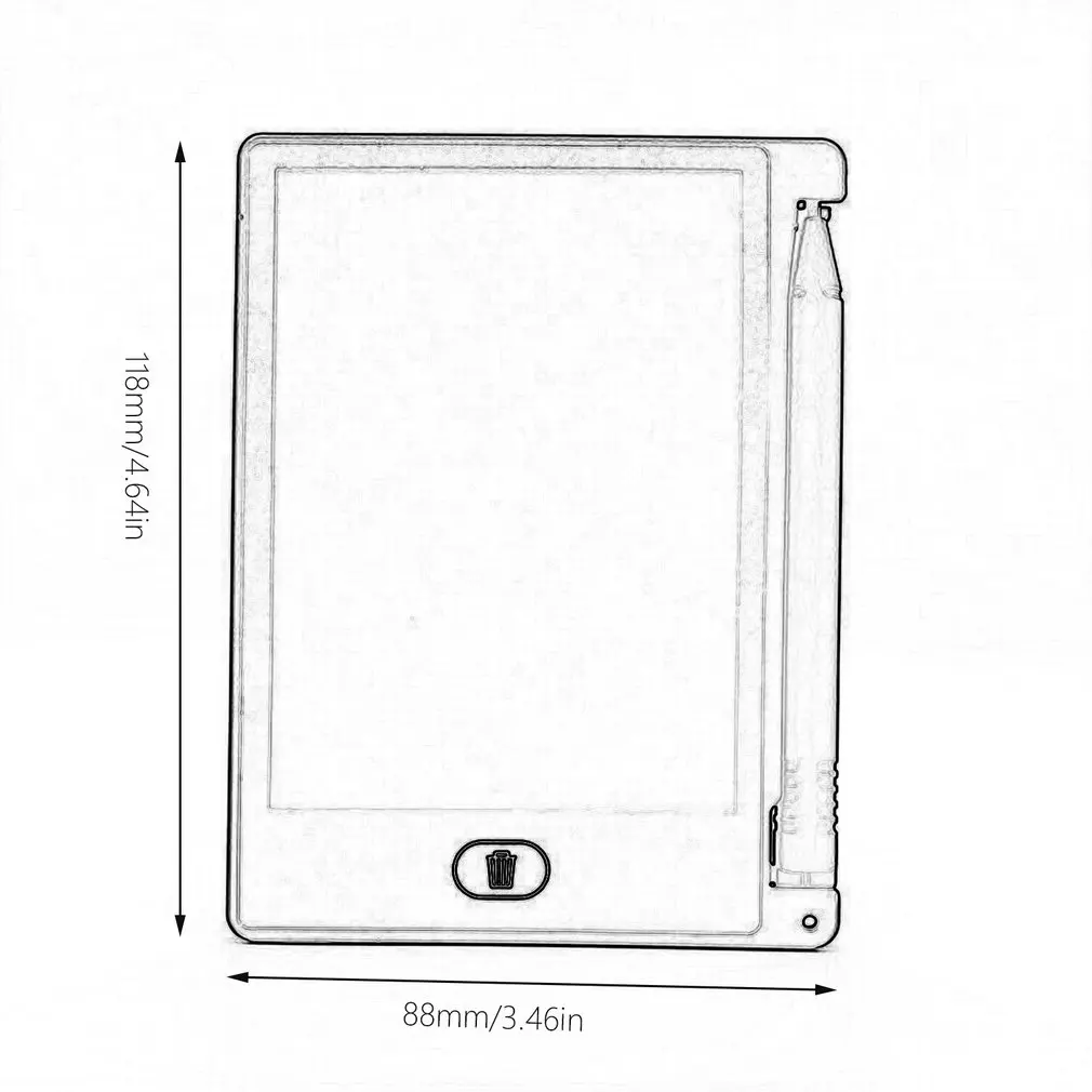 سبورة صغيرة للأطفال ، ضوء ال سي دي ، قرص أسود وأزرق ، لوحة رسم آمنة