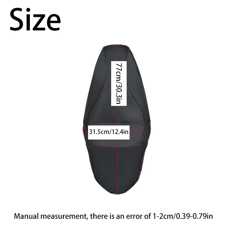 Motorcycle Seat Cover Comfort Protective Soft Cushion Easy Clean for Zontes 150X Scooter